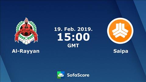 Trandau.net nhận định Al Rayyan vs Saipa 22h00 ngày 19/2 (AFC Champions League 2019)