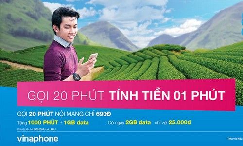 Hòa mạng sim Chè Xanh để nhận ngày các khuyến mãi Vinaphone cực ưu đãi