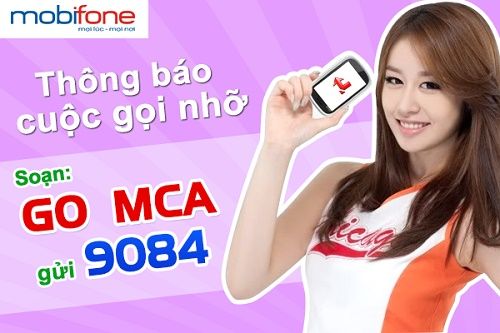 Hướng dẫn đăng ký dịch vụ thông báo cuộc gọi nhỡ MCA Mobifone
