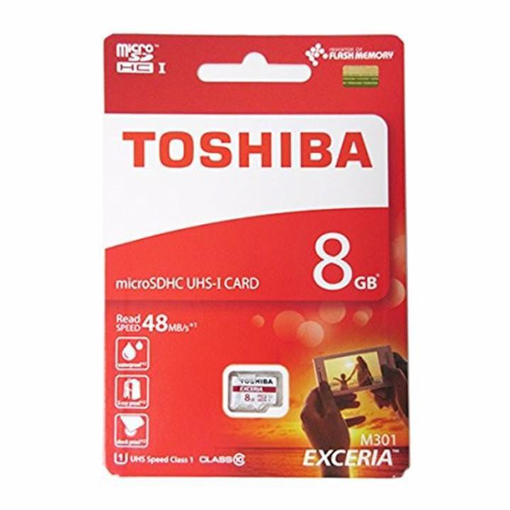 Thẻ Nhớ MicroSD 8GB Toshiba Class 10 48Mbs Siêu Tốc - Giá 99.000đ