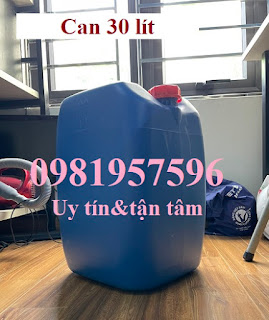 Can 30 lít, Can nhựa xanh 30 lít, can nhựa 30 lít vuông