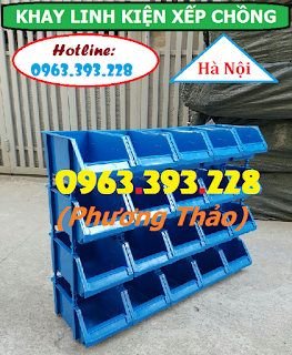 Kho cung cấp Khay linh kiện xếp chồng số lượng lớn tại Hà Nội