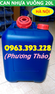Kho sỉ Can nhựa vuông 20L đựng hóa chất giá tốt tại Hà Nội