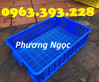 Sóng nhựa công nghiệp, sọt siêu thị, sọt nhựa đựng rau củ, sọt trưng bày hàng hóa