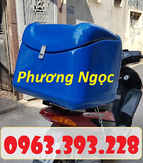 Thùng giao hàng trung 2, thùng ship hàng sau xe máy, thùng chở đồ ăn