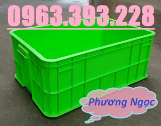 Thùng nhựa HS017, sóng nhựa bít HS017, thùng nhựa đặc có nắp, 