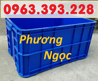 Thùng nhựa đặc HS019, hộp nhựa cao 31, thùng đặc 3T1, thùng đựng nông sản