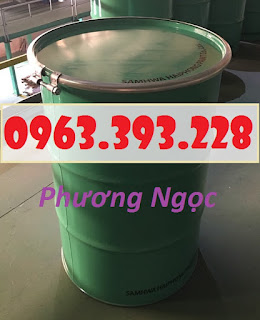 Thùng phuy sắt nắp mở, thùng phuy sắt 220L đựng hóa chất