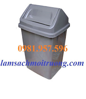 Thùng rác nhựa nắp lật, thùng rác nắp lật chất lượng cao tại Hà Nội