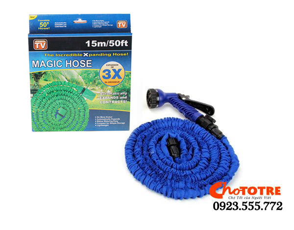 Vòi Rửa Xe Thông Minh Magic Hose giãn nở 15M. - Giá 165.000đ