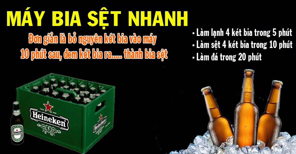 nhanh tay lắp đặt tủ bia tuyết, tủ gió để có ngay 1 ly bia sệt thượng hạng