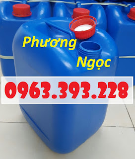 ​Can nhựa vuông 10 Lít, can đựng hóa chất, can đựng axit