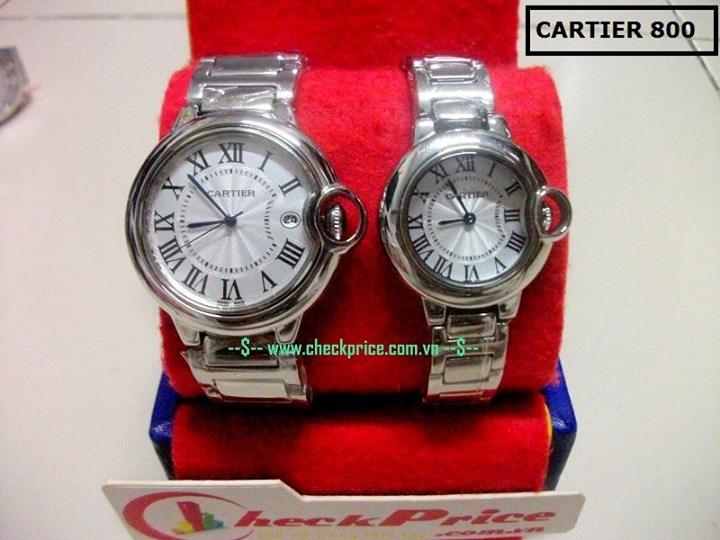 Đồng hồ đeo tay cặp đôi Cartier 800 - Giá 1.400.000đ