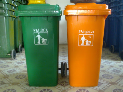 Nhà cung cấp thùng rác và xe thu gom rác thải đẩy tay tại Hà Nội và Tp.HCM 