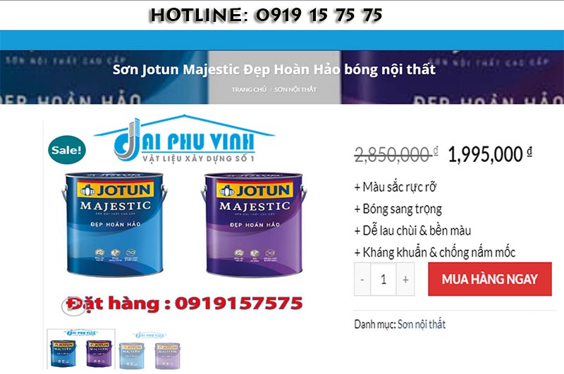 Báo giá sơn Jotun - Đại Phú Vinh