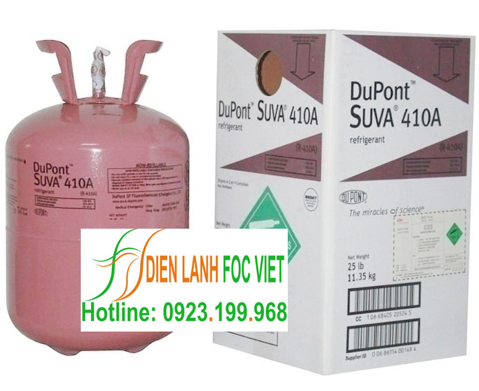 Chuyên phân phối gas lạnh Dupont Suva R410A