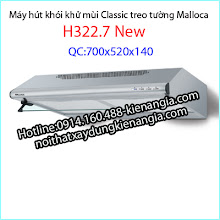 Máy hút khói khử mùi treo tường Classic Malloca, Teka, Torino