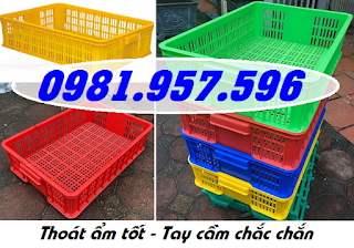 Sọt nhựa nguyên sinh, sọt nhựa 1T5, sọt nhựa Hs008