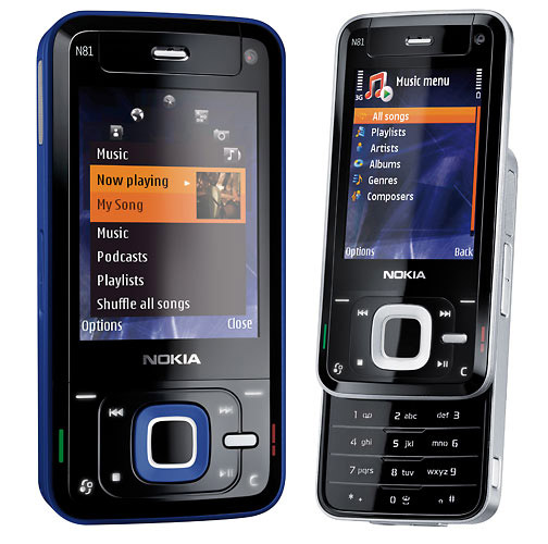 Điện thoại Nokia kiểu dáng N81 - Giá 1.400.000đ