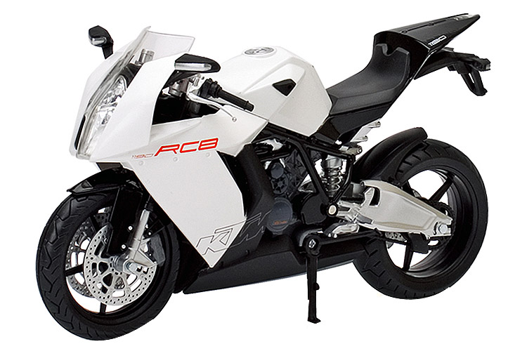 MÔ HÌNH XE 1:12 MOTO KTM RC8 TRẮNG - MAISTO - MS 9850 - Giá 235.000đ