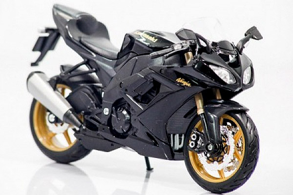 MÔ HÌNH XE 1:12 MOTO KAWASAKI ZX 10R ĐEN - JOYCITY - Giá 235.000đ