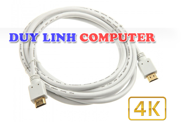 Cáp HDMI dài 2m màu trắng hỗ trợ chuẩn cao 4K*2K, 3D - Giá 250.000đ