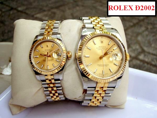 Đồng hồ đeo tay cặp đôi Rolex Đ2002 - Giá 3.200.000đ
